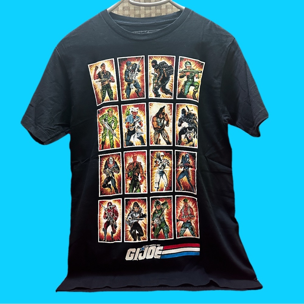 GI JOE Men’s Black Graphic T-Shirt size S